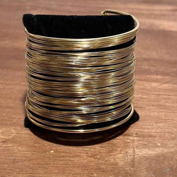 Brand New!! Multi wire look cuff bracelet - Picture 1 of 2